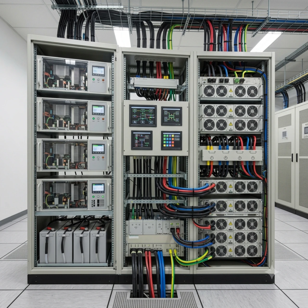 High-tech DC and AC power supply systems and energy infrastructure